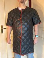 Leren gewatteerd wambuis, maat XL voor reenactment, Ophalen of Verzenden, Gebruikt