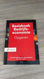 M.P Brouwers - Basisboek bedrijfseconomie opgaven, M.P Brouwers; W. Koetzier; O.A. Leppink, Ophalen of Verzenden, Management, Zo goed als nieuw