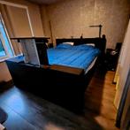 Luxe Bed 210x200 met TV-lift, Elektrische Bodems & Topper, Ophalen, Strak, Tweepersoons, Overige maten