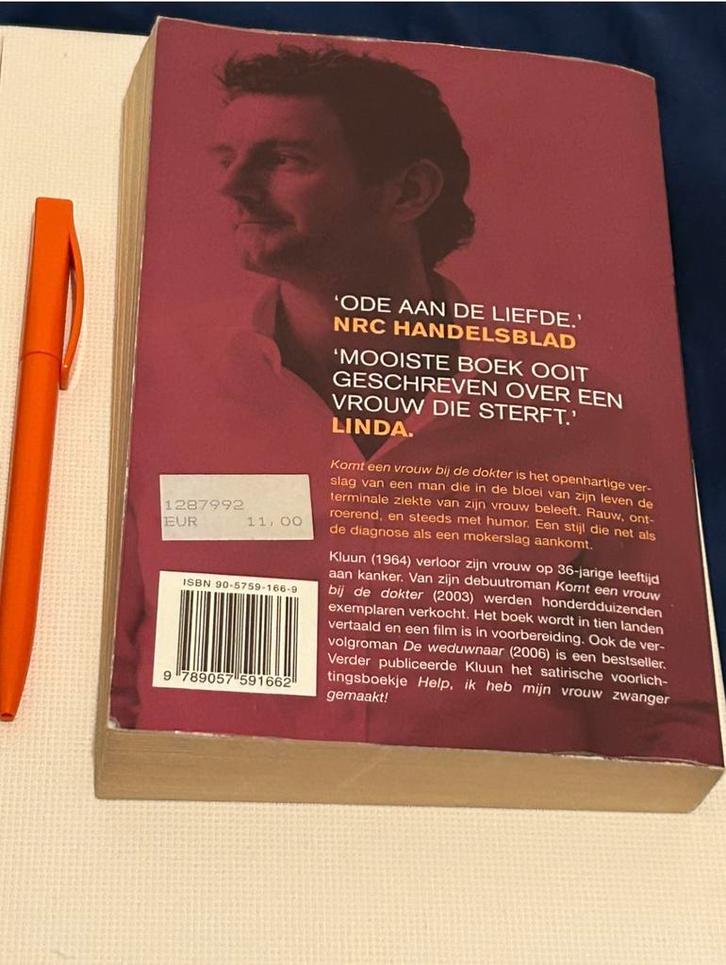 Kluun - Komt een vrouw bij de dokter, Boeken, Romans, Zo goed als nieuw, Nederland, Ophalen