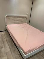 IKEA Nesttun bed + lattenbodem, Ophalen, 90 cm, Eenpersoons, Wit