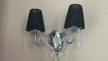 Elegante Wandlamp met Kristallen beschikbaar voor biedingen