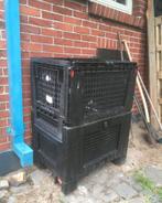 Rolcontainer / Postkrat / krat / verstelbare bodem plastic, Doe-het-zelf en Verbouw, Transportwagens, 100 liter of meer, Ophalen of Verzenden