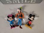 disney poppetjes nieuw mini mouse + goofy + mickey mouse, Verzamelen, Disney, Ophalen of Verzenden, Overige figuren, Nieuw, Beeldje of Figuurtje