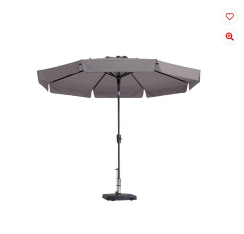 Parasol 300 cm Madison Flores NIEUW verschillende kleuren, Tuin en Terras, Parasols, Nieuw, Stokparasol, 3 tot 4 meter, Kantelbaar