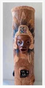 Aanbieding Brocante Indianen totempaal 34,5 cm hoog, Antiek en Kunst, Ophalen of Verzenden