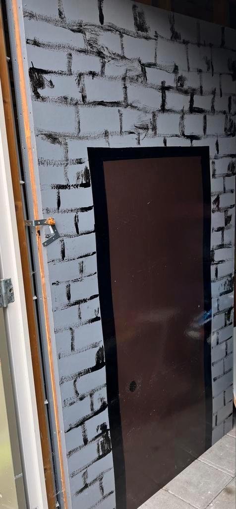 Decorstukken met voet - Theater/Evenement, Doe-het-zelf en Verbouw, Platen en Panelen, Gebruikt, Hout, Minder dan 20 mm, Ophalen