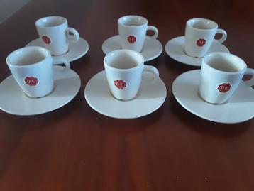 Espresso kop en schotels 6 stuks DE beschikbaar voor biedingen