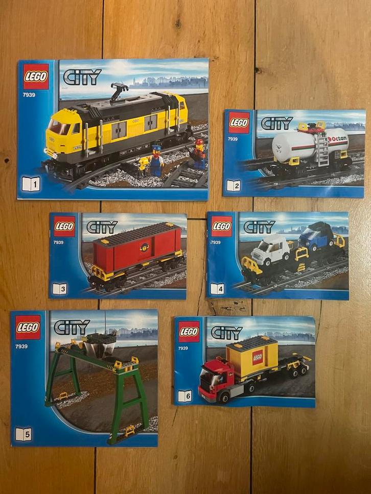 Lego City 7939 Goederentrein + extra rails 7895 + 7499, Kinderen en Baby's, Speelgoed | Duplo en Lego, Gebruikt, Lego, Complete set