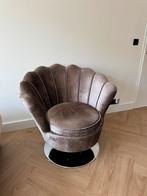 Schelp stoel velvet, Ophalen, Zo goed als nieuw
