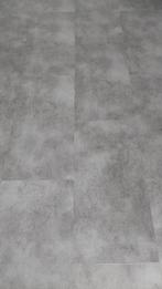 Antraciet PVC click vloer tegels (30x60 cm) ca. 50 m2, Doe-het-zelf en Verbouw, Vloerdelen en Plavuizen, Ophalen, 50 tot 150 cm