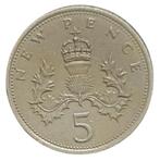 Verenigd Koninkrijk 5 New Pence 1975, Losse munt, Overige landen, Verzenden
