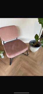 Twee roze stoelen/ fauteuils (Julia), Huis en Inrichting, Fauteuils, Verzenden, Zo goed als nieuw, 75 tot 100 cm, 50 tot 75 cm