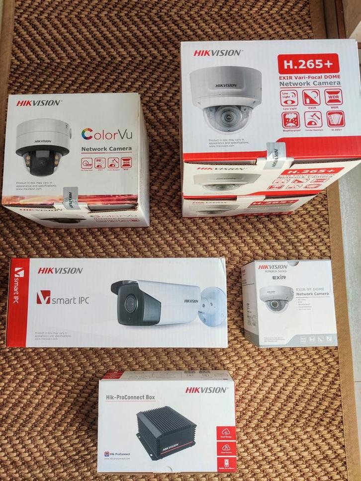 Hikvision camera's Nieuw Sealed EXIR ColorVu POE Vari-Focal, Audio, Tv en Foto, Videobewaking, Nieuw, Buitencamera, Ophalen of Verzenden