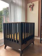 Interbaby box lancaster zwart incl matras en boxkleed, Ophalen, Zo goed als nieuw, Lade