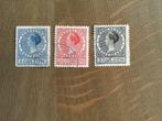 nederland NVPH 163-165 gestempeld, Postzegels en Munten, Postzegels | Nederland, Ophalen of Verzenden, Gestempeld