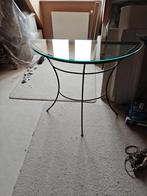 2 Half ronde tafels, Huis en Inrichting, Tafels | Sidetables, 50 tot 100 cm, Rond, Ophalen of Verzenden, Zo goed als nieuw