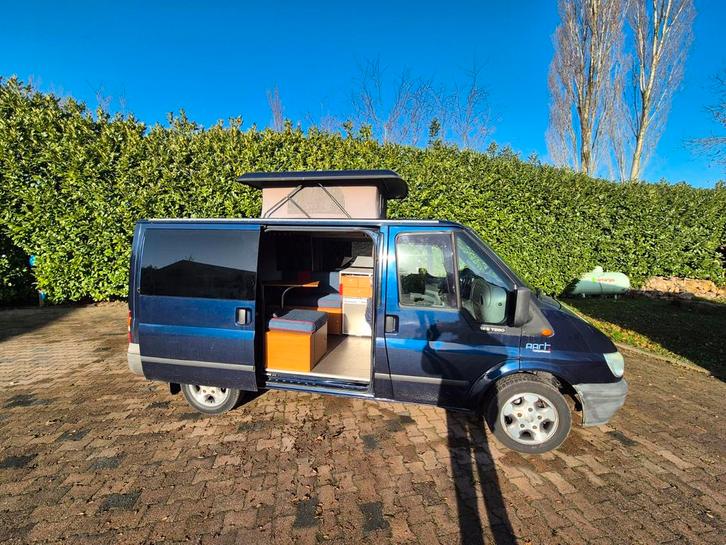 Ford transit️♥️airco🥶cruisecontrol️✔️3pers✅️koelkast, Caravans en Kamperen, Campers, Bedrijf, tot en met 3, Buscamper of Camperbus