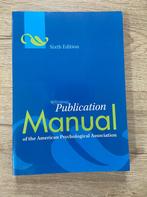 Publication Manual of the American Psychological Association, Boeken, Studieboeken en Cursussen, Ophalen of Verzenden, Zo goed als nieuw