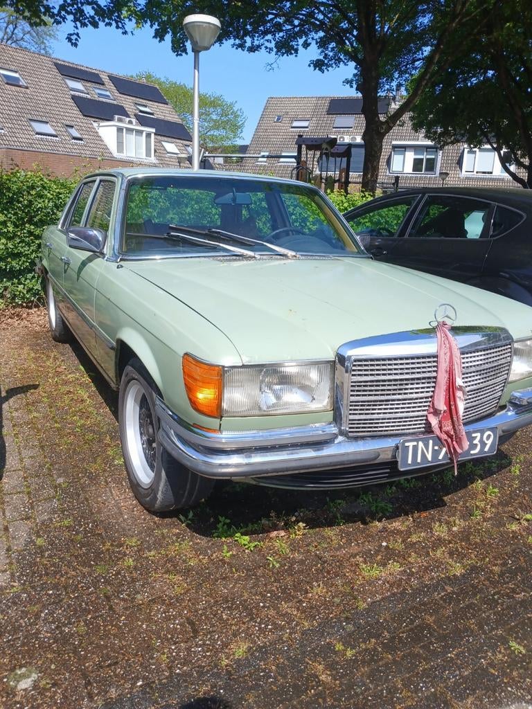Mercedes-Benz S-Klasse 2.7 280 SE 1973 Groen, Auto's, Mercedes-Benz, Particulier, S-Klasse, Benzine, Sedan, Handgeschakeld, Geïmporteerd