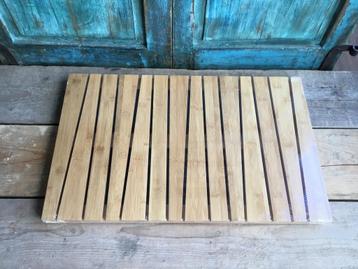 Badmat bamboe naturel beschikbaar voor biedingen