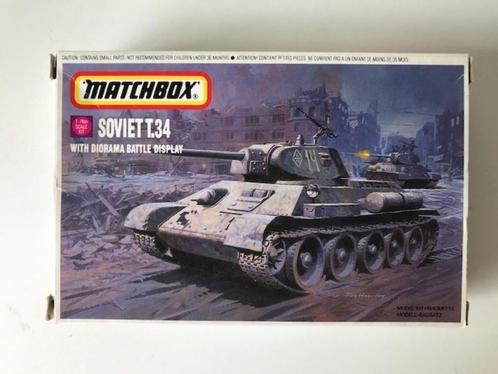 ROWASP OUTLET | Matchbox PK-82 1/76 T-34 | GEHEEL COMPLEET, Hobby en Vrije tijd, Modelbouw | Auto's en Voertuigen, Gebruikt, Tank