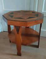 Art deco salontafel Amsterdamse school eiken octagonaal, Antiek en Kunst, Ophalen