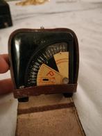 Vintage Belichtingsmeter met Lederen Etui, Ophalen of Verzenden, Gebruikt, Doka-onderdelen, Draagbaar
