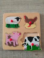 Houten kinderpuzzel, Ophalen, Minder dan 10 stukjes, Zo goed als nieuw, 6 maanden tot 2 jaar