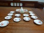 Art deco petit four setje met 12 bordjes, Phoenix China, Antiek en Kunst, Antiek | Servies los, Ophalen of Verzenden