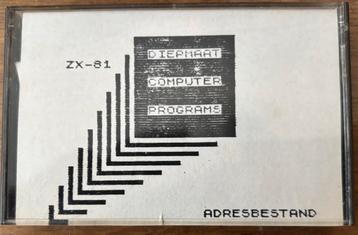 Adresbestand voor ZX81 beschikbaar voor biedingen