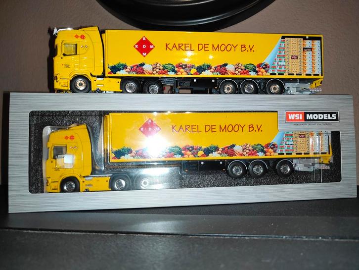 WSI Models Scania Karel de Mooy B.V., Hobby en Vrije tijd, Modelauto's | 1:50, Nieuw, Auto, Overige merken, Ophalen of Verzenden