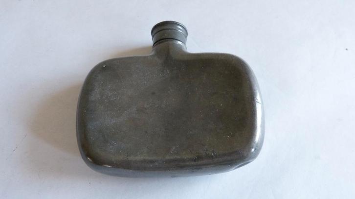 tinnen heupfles, Antiek en Kunst, Antiek | Tin, Ophalen of Verzenden
