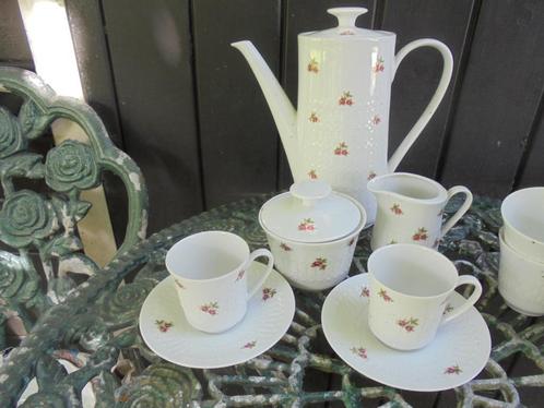 Koffiepot + Roomstel Winterling Bavaria Kirchenlamitz roosje, Antiek en Kunst, Antiek | Servies los, Ophalen of Verzenden