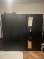 Twee zwarte kleding kasten - GRATIS, Huis en Inrichting, Kasten | Kledingkasten, Ophalen of Verzenden, Gebruikt, 25 tot 50 cm