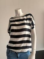 Gestreept Blanco shirt maat L, Zwart, Maat 42/44 (L), Ophalen of Verzenden, Zo goed als nieuw