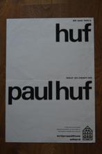 Paul Huf - 20 jaar foto's Paul Huf. Affiche., Ophalen of Verzenden, Rechthoekig Staand