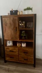 Mooie wandkast van mango hout, Ophalen of Verzenden