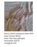 Harry's Horse wielsporen klein RVS dames 30mm, Dressuur, Overige typen, Ophalen of Verzenden, Zo goed als nieuw