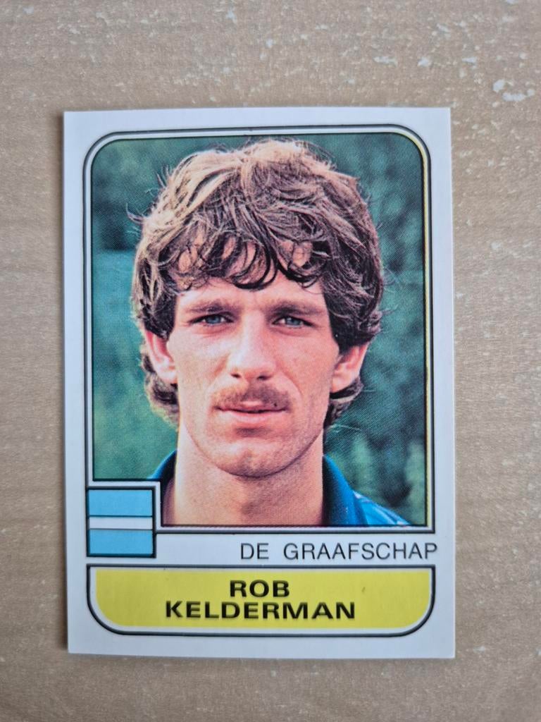 Panini Voetbal 82 Rob Kelderman De Graafschap, Ophalen of Verzenden, Zo goed als nieuw, Ajax, Poster, Plaatje of Sticker