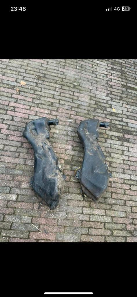 Gilera runner dubbel disk benzine tank 50cc - 180cc, Motoren, Tuning en Styling, Ophalen