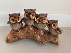 Vintage Uilen Beeldje, Verzamelen, Beelden en Beeldjes, Ophalen, Zo goed als nieuw, Dier