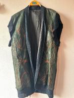 Vintage leren gilet, Kleding | Dames, Ophalen of Verzenden, Zo goed als nieuw, Maat 38/40 (M), Zwart