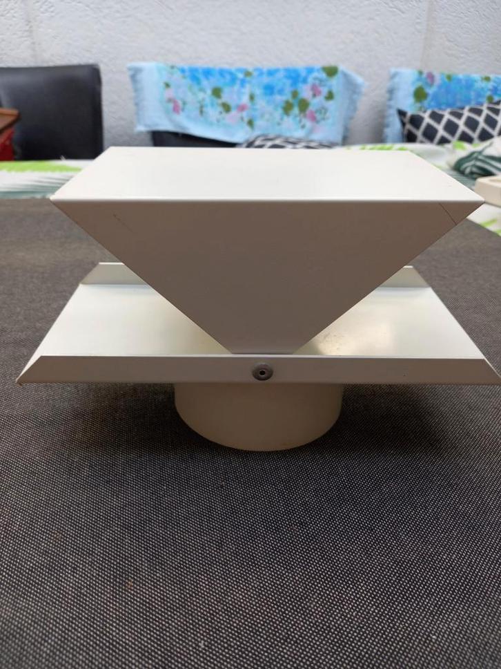 Vintage Dijkstra wandlamp of plafondlamp jaren '60 begin '70, Huis en Inrichting, Lampen | Wandlampen, Gebruikt, Kunststof, Metaal