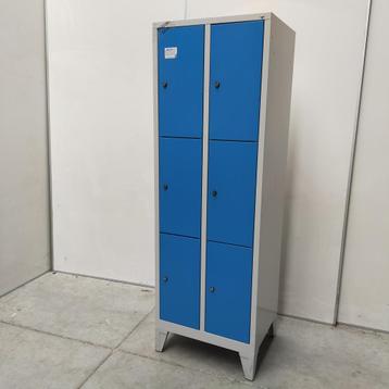 6-deurs CP lockerkast - 185x61x50 cm beschikbaar voor biedingen