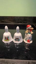 Laatste kans! 3 tafelbellen land/ souvenir kerst €1 p/sruk, Ophalen of Verzenden, Zo goed als nieuw