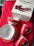 Kerst ontbijtset 6 delig (nieuw), Huis en Inrichting, Keuken | Servies, Ophalen, Zo goed als nieuw, Overige stijlen