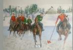 Polo in Sankt Moritz ,handgeschilderd, Ophalen of Verzenden, Nieuw