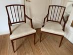 Twee sierlijke antieke stoelen mogelijk van firma Pander, Ophalen, Gebruikt, Twee, Bruin