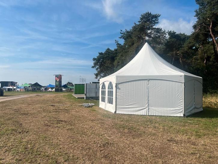 Pagode tent partytent, Tuin en Terras, Partytenten, Zo goed als nieuw, Pagodetent, 2 meter of meer, 5 tot 8 meter, 4 tot 6 meter